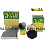 Volkswagen Jetta 1.4 Tsı Mann Filtre Bakım Seti (2011-2014) Cax
