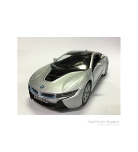 Kinsmart Bmw I8 - Çek Bırak 5inch. Lisanslı Model Araba, Oyuncak Araba 1:36