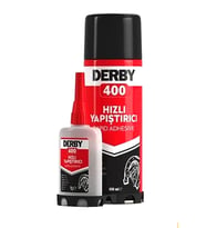 Derby 400 ML Ultra Güçlü Hızlı Yapıştırıcı Seti