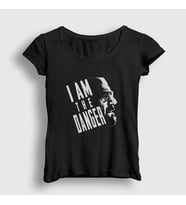 Presmono Kadın Siyah Danger V2 Breaking Bad T-Shirt 184458tt