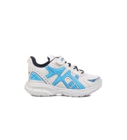 Siyah Kırmızı Cırtlı Fileli Hafif Unisex Çocuk Spor Ayakkabı Ruffon F (Lacivert-Beyaz)