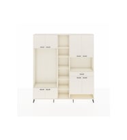 Arges Gardrop 12 Raflı Tek Çekmeceli 8 Kapaklı 220x30x243 Aytaşı-Aytaşı