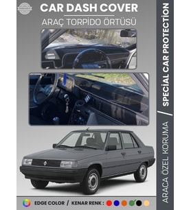 RENAULT 9 BROADWAY Torpido Örtüsü Ön Göğüs Koruma Araca Özel Çatlamayı Önler Kaymaz Kolay Montaj