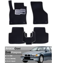 BMW 3 SERİSİ E36 (1990-2000) Uyumlu EVA Paspas Tam Set–Araca Özel,Su Geçirmez,Kolay Montaj