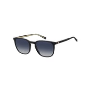 Tommy Hilfiger TH 2266/S Erkek Güneş Gözlüğü Siyah Çerçeve Koyu Mavi geçişli Cam 52mm