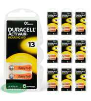 Duracell Activair 13 Numara İşitme Cihazı Pili (10 Paket x 6 Adet= 60 Adet Pil)