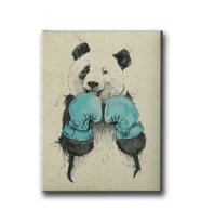 Boksör Panda Kanvas Tablo HYD113
