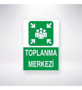 Toplanma Merkezi 21x28 Arkası Yapışkanlı Levha