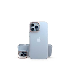 Apple iPhone 14 Pro Max Uyumlu Kılıf Zore Skuba Kapak (Rose Gold Altın)