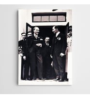 Atatürk Tablosu Gülümserken Atatürk Kanvas Tablo