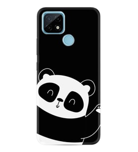 Realme C11 C21 C21Y C25Y C11 2021 Kılıf Desemli Silikon Bay Bay Panda 1784