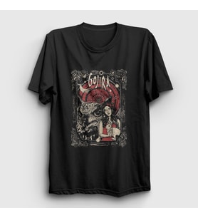 Presmono Unisex Siyah Universe Gojira T-Shirt 414363tt
