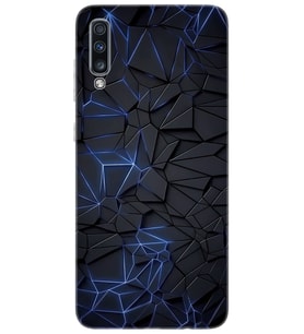 Samsung Galaxy A70 (SM-A705F) Uyumlu Kılıf Desen Baskı Silikon Karmaşık Design STK:1874