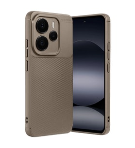 Xiaomi Note 14 5g Auto Focus Karbon Kapak - Kahverengi