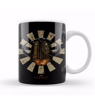 Knightmare Retro Japanese Kupa Bardak Porselen