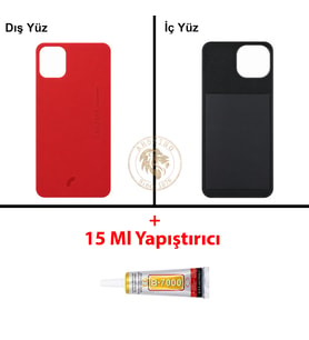 Reeder Yapıştırıcı S23 Max Pro Kırmızı Yapıştırıcı B-7000 Yapıştırıcı Arka Kapak Arka Cam Batarya Kapağı Lazer Kesim Kapak Pil Kapağı Back Cover