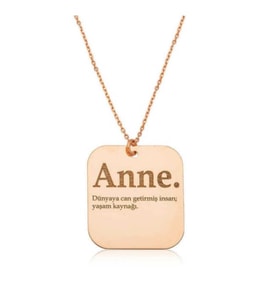ANNE  925 AYAR GÜMÜŞ KOLYE