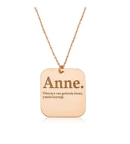 ANNE  925 AYAR GÜMÜŞ KOLYE