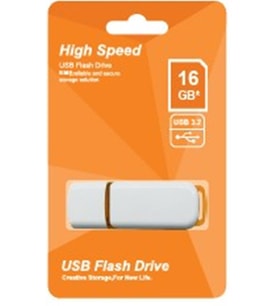Elba 16GB Plastik Beyaz-Turuncu 3.2 USB Flash Bellek
