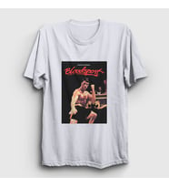 Presmono Unisex Beyaz Bloodsport Film Jean Claude Van Damme T-Shirt 258732tt (Beyaz)