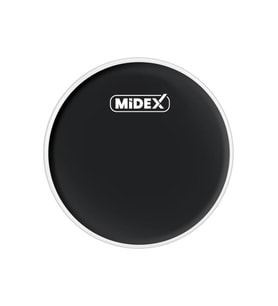 Midex DR-13BK Siyah Renk 13 İnç Tom Bateri Davul Derisi Drumhead 13'' inch (33.02 cm)