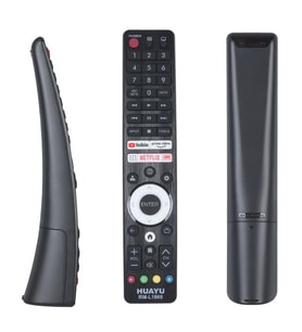 Huayu RM-L1868 Üniversal Sharp Netflix - Youtube - Prime Video Tuşlu LCD-LED TV Kumanda (Siyah)