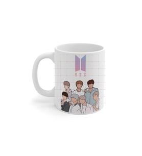 Bts Baskılı Kupa Bardak