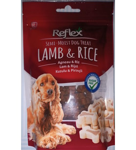 Reflex Semi-Moist Kuzulu Pirinçli Köpek Ödülü 150 Gr