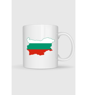 Flag Of Bulgaria Map Collection Tasarımlı Kupa Bardak
