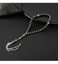 Pirit Doğal Taş Tesbih 33lük - 6mm (Çok Renkli)