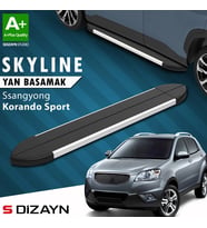 S-Dizayn Ssangyong Korando Sport Skyline Aluminyum Yan Basamak 183 Cm 2019 Üzeri A+ Kalite