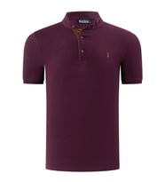 T8560 DEWBERRY T-SHIRT-DÜZ MOR (Karışık)