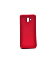 Samsung Galaxy J6 Plus Uyumlu Kılıf Zore Premier Silikon Kapak (Kırmızı)