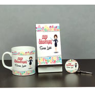 Sınıf Öğretmeni Üçlü Set (Kupa + Telefon Standı + Anahtarlık) 001