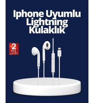 Yüksek Ses Kaliteli Mikrofonlu Kablolu Kulak İçi Kulaklık