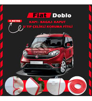 Fiat Doblo Oto Araç Kapı Koruma Fitili 5metre Parlak Kırmızı Renk