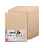 50x70 Kraft Kağıt 80 Gr 25 Adet Artlantis Kraft Saman Kağıt 50x70 25 Adet (Karışık)