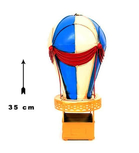 Dekoratif Metal Sıcak Hava Balonu C0724
