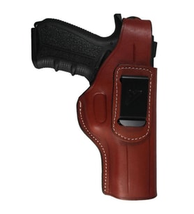 Glock Belt Maşalı Deri Kılıf Kahverengi