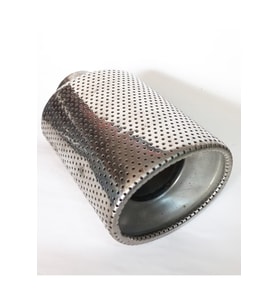 Krom Delikli Oval Içi Dolu Sessiz Egzoz Eksoz Ucu