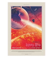 Nasa Jpl Exoplanet Seyahat Bürosu: 55 Cancri E (8k Çözünürlük) Tablo Ahşap Poster Dekoratif