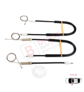 Citroen C5 MK1 DC DE 2000-2007 9221P7 İçin Ön Sol Kapı Cam Kriko Tamir Seti