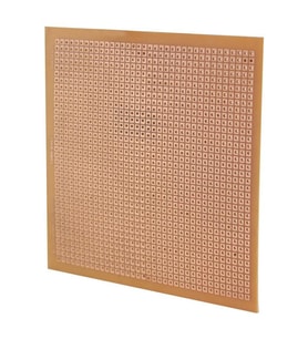 Bakır Plaket Delikli 100x100 mm