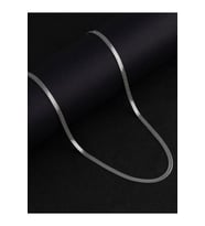 925 Ayar Gümüş Balık Sırtı Unisex Zincir 3 Mm