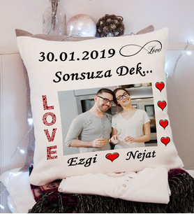 Kişiye Özel Sonsuza Dek Yastık