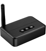 M60 NFC Bluetooth 5.4 Ses Alıcısı Transmitter AUX & RCA Bağlantı, Type-C Güç, USB’den Müzik Çalma, Araç & Ev Hoparlör/Amfi için Kablosuz Ses Adaptörü, Hi-Fi Stereo, 10m Çekim Mesafesi