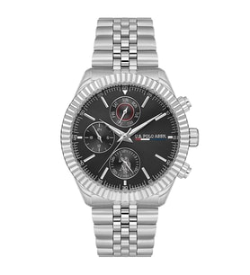 U.S. Polo Assn. USPA1054B-04 Erkek  Kol Saati (Gümüş)