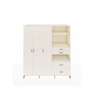 Kronos Dolap 12 Raflı 4 Çekmeceli Tek Askılı 220x59x243 Aytaşı-Aytaşı/Aytaşı