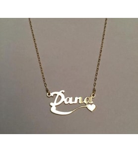 Gümüş İsimli Kolye