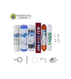 Purefer Açık kasa çift karbonlu Sertifikalı 6li Orijinal Lg Kuno mebran  mineralli
